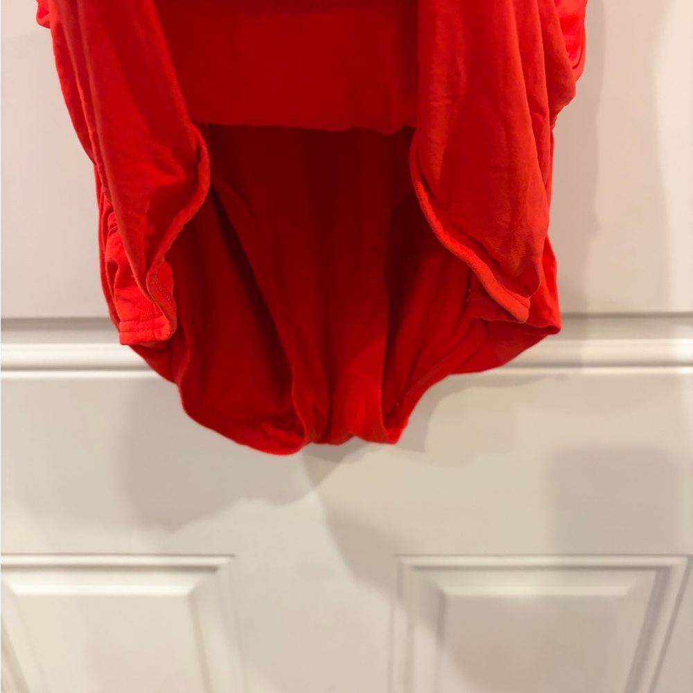 Carmen Marc Valvo Red One Piece Swimsuit - Picture 3 of 5